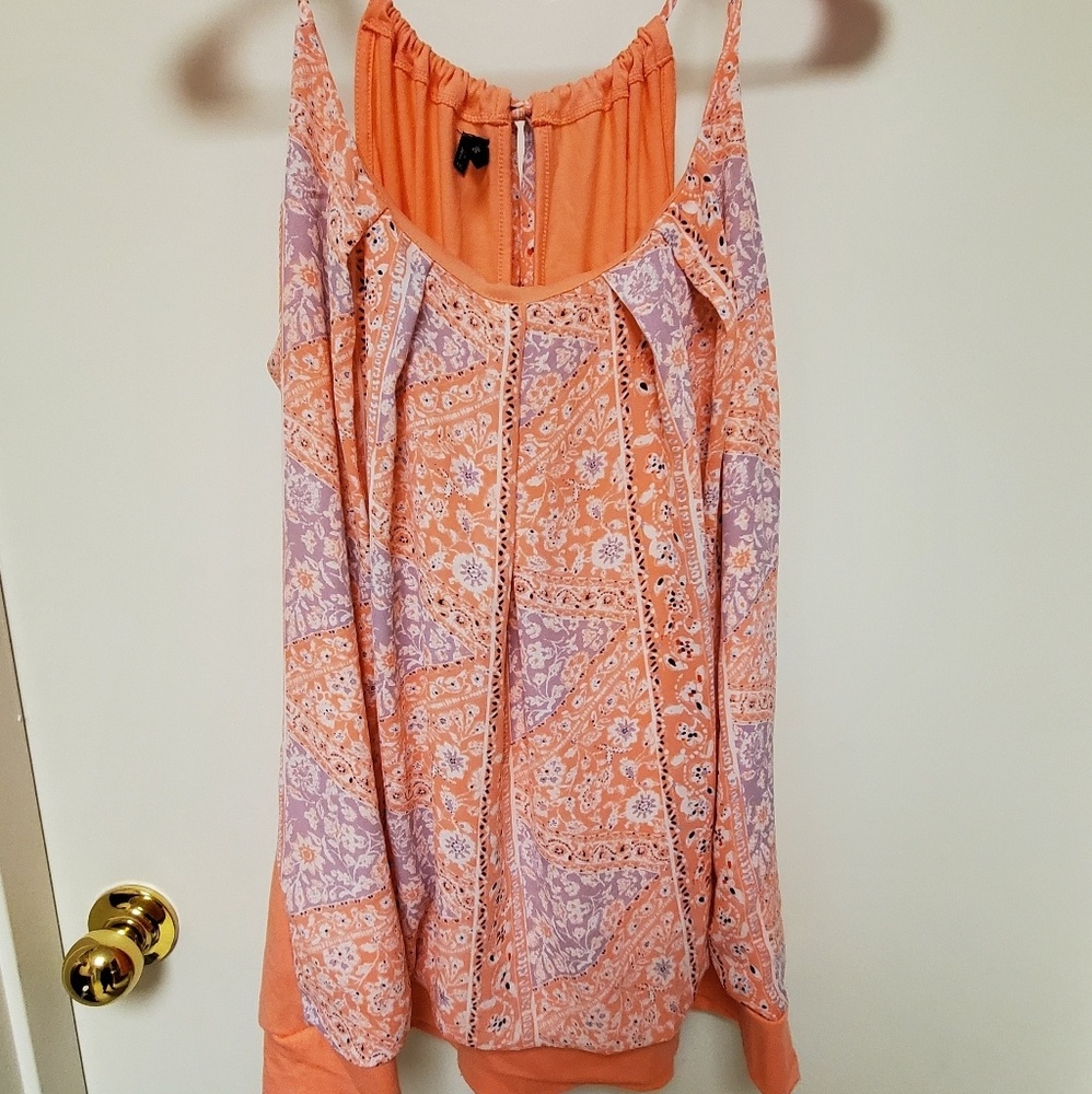 Maurice's XXL orange paisley floral Camisole
